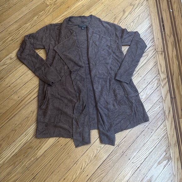 BAREFOOT DREAMS Bamboo Chic Lite One Mile Cardigan Sweater  size xxs/xs - Picture 1 of 6
